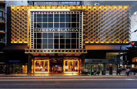 留坝门头设计与商业空间的纽带。