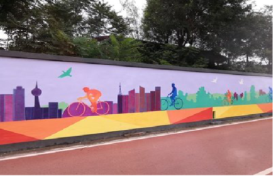 留坝墙体彩绘-围墙