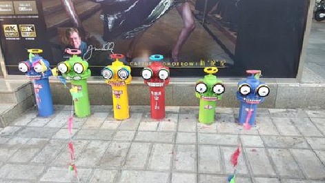 留坝商业区彩绘