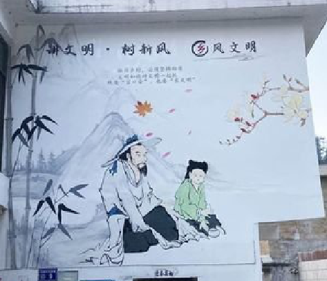 留坝分享几个墙绘保养知识。