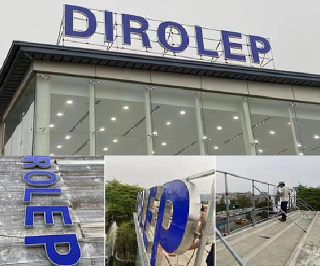 留坝楼顶发光字安装的注意事项。